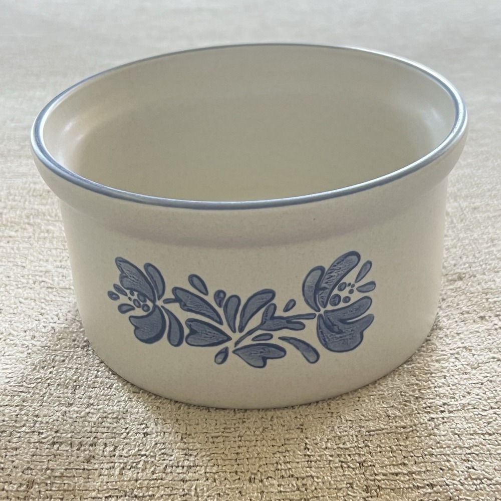 Pfaltzgraff Yorktowne Vintage Stoneware Butter Tub Small Crock Cottage Core